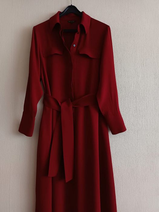 Sukienka Massimo Dutti S/M + plaszcz MD