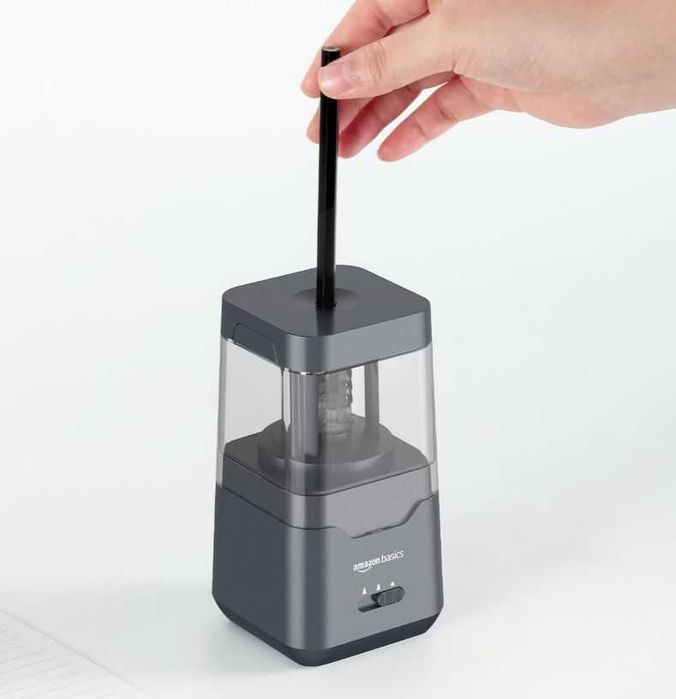 Temperówka elektryczna AmazonBasic Do Kredek Ołówków