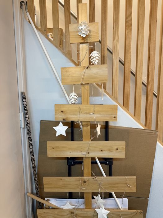 Arvore de natal de madeira