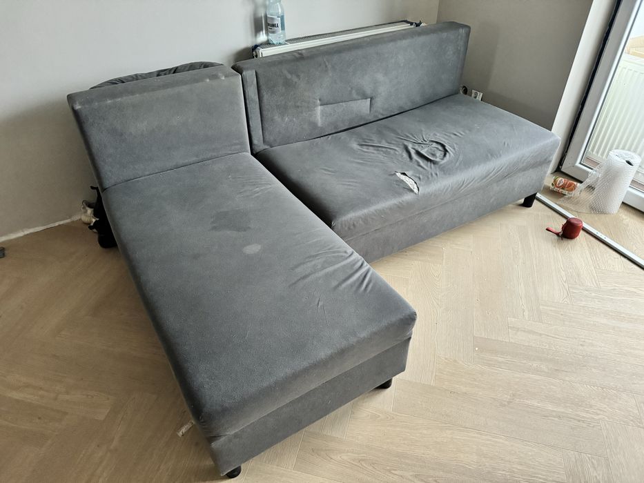 Naroznik IKEA z funkcja spania