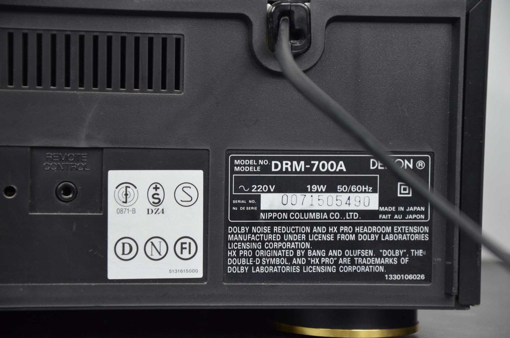 Denon DRM-700A Deck Magnetofon 3 HEAD Hi-Fi