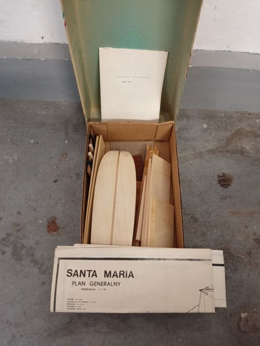 modelarski drewniany zestaw Santa Maria