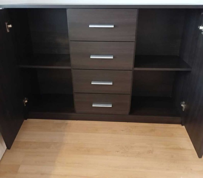 Komoda szuflady BRW wenge