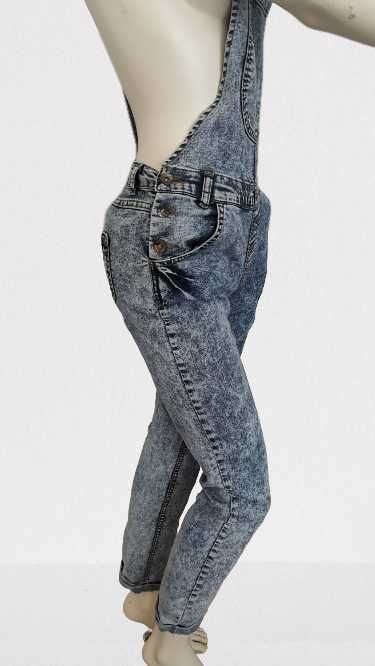 Select Casuals - Cudny Damski 1- częsciowy Kombinezon Jeansowy M