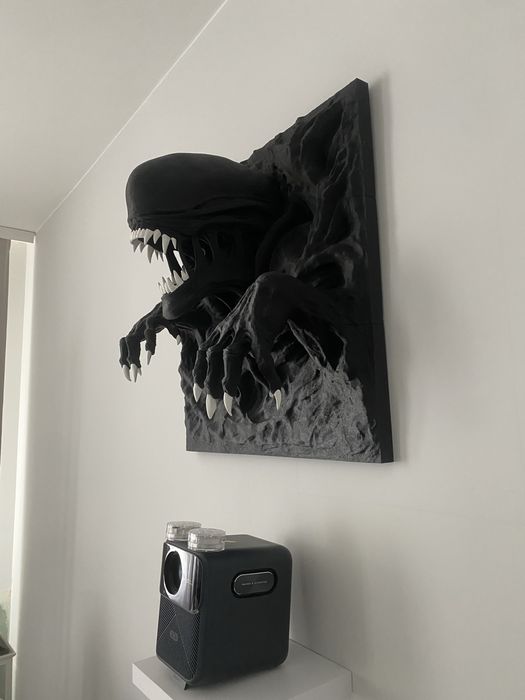 Obraz 3d Alien druk 3d