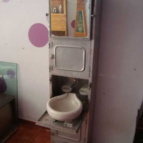 Lavabo de cabine de navio em aço inoxidável