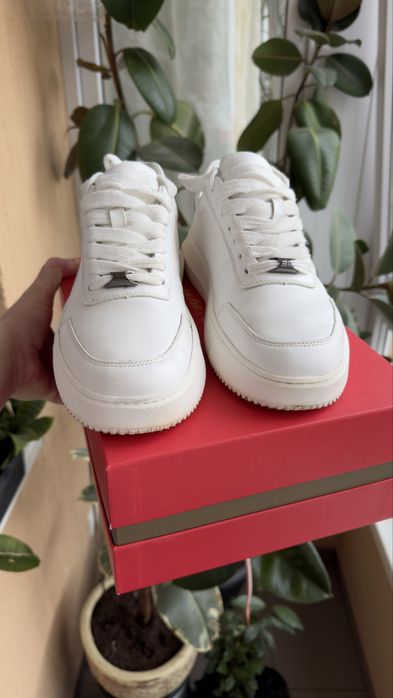 Кросівки шкіряні снікери Calvin Klein Men's Portly Sneaker розмір 43 M10 28 см