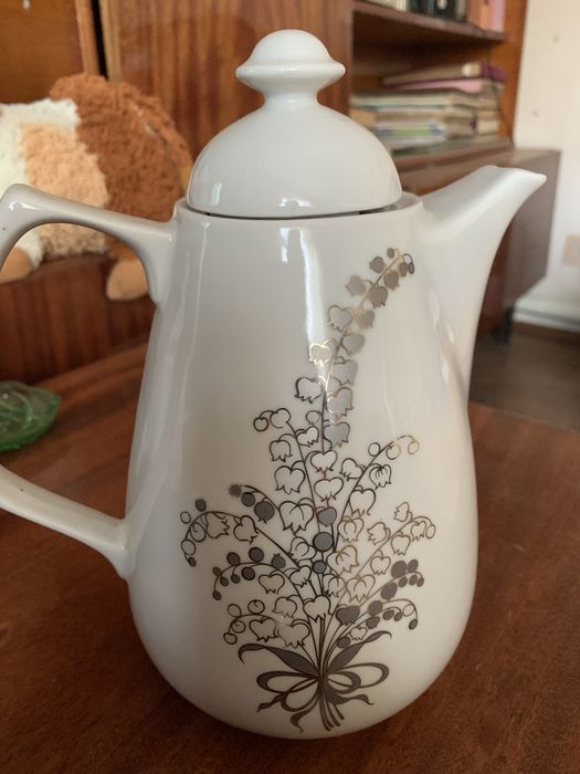 Чайник Кофейник фарфоровий