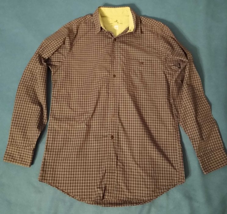 Koszula męska w kratkę firmy EMS rozmiar M