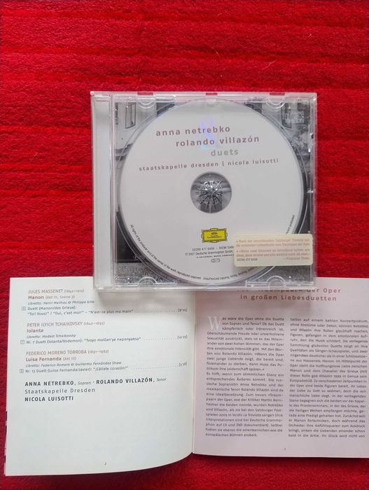 CD Netrebko & Villazon - Duets (Deutsche Grammophon)