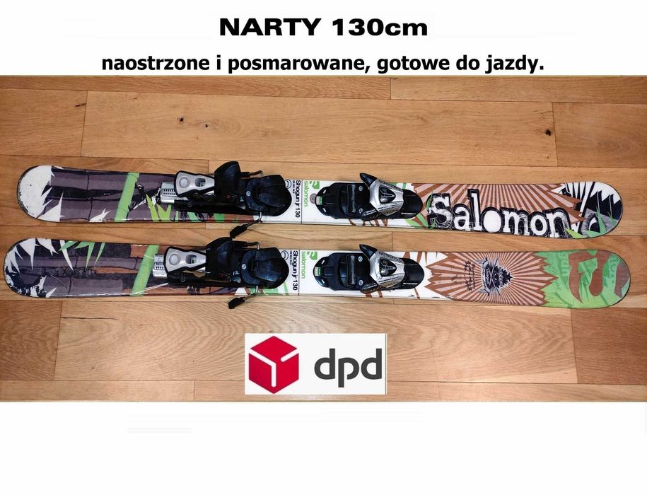 narty zjazdowe Salomon Shogun dla dzieci carvingowe 130cm Frestyle