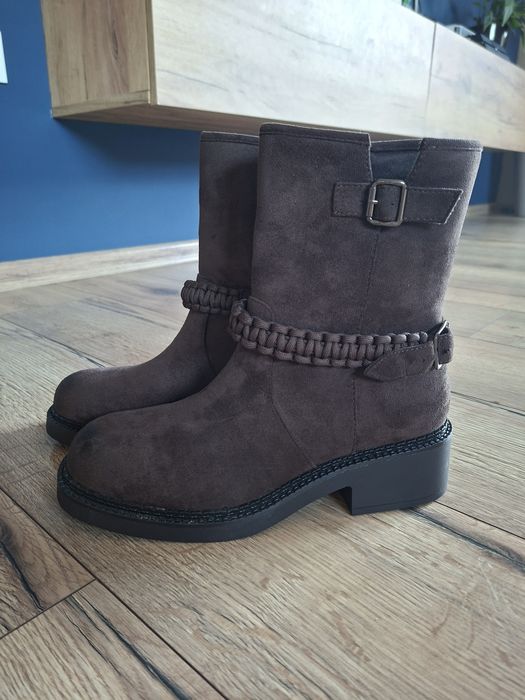 Botki NOWE zamsz