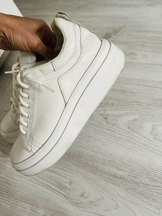 Adidasy tenisówki na platformie koturnie zara