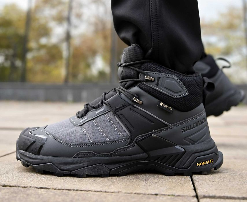 Зимові кросівки Salomon X Ultra 4 Mid хутро (41-46) Черевики чоловічі