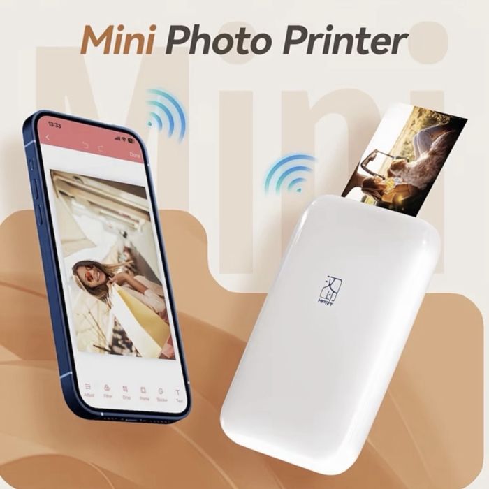 Instax Zink Drukarka do mini zdjęć z telefonu Photo Printer Android Apple