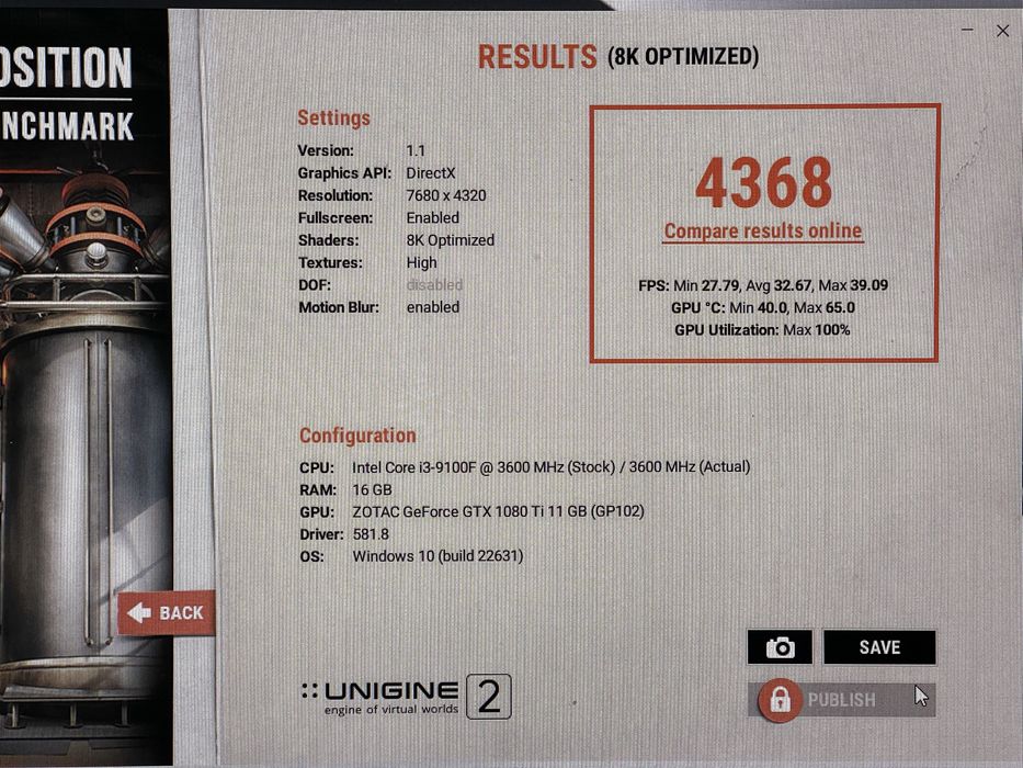 Видеокарта GTX 1080Ti 11GB Zotac AMP Extreme Core Edition