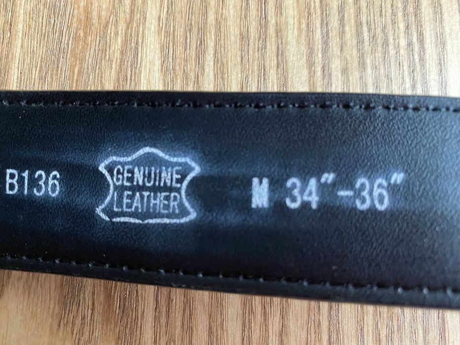 Pasek   Kowbojski z Klamra  " BRAVE & SPIRIT"