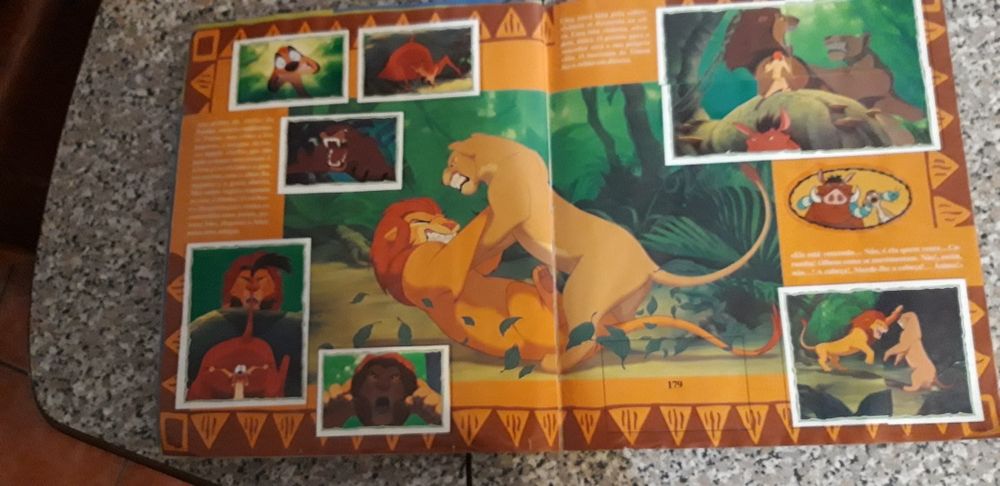 Conjunto de 3 Cadernetas Antigas Spiderman/O Rei Leão/Toy Story