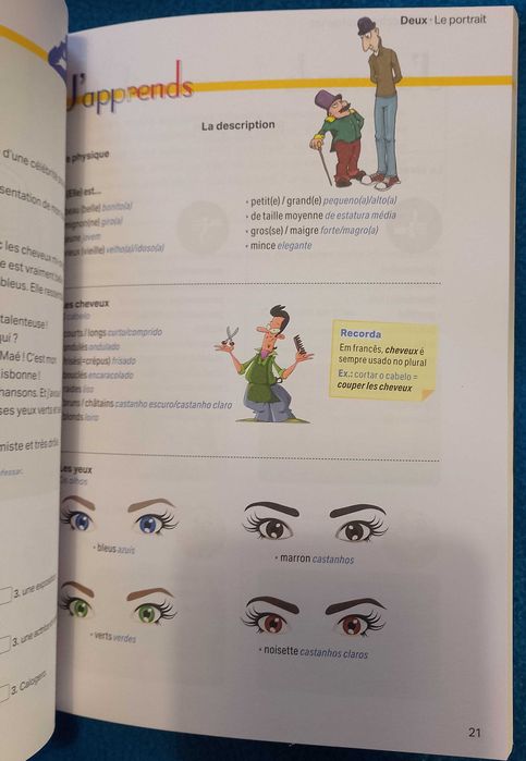 Aprendo a falar francês 7.º, 8.º e 9.º anos