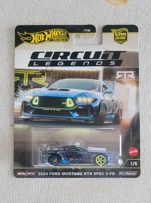 Hot Wheels Premium Circuit Legends 2024 Ford Mustang Rtr Spec 5-fd