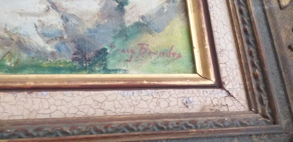 Quadro pintura a oleo 1.10x0.90cm