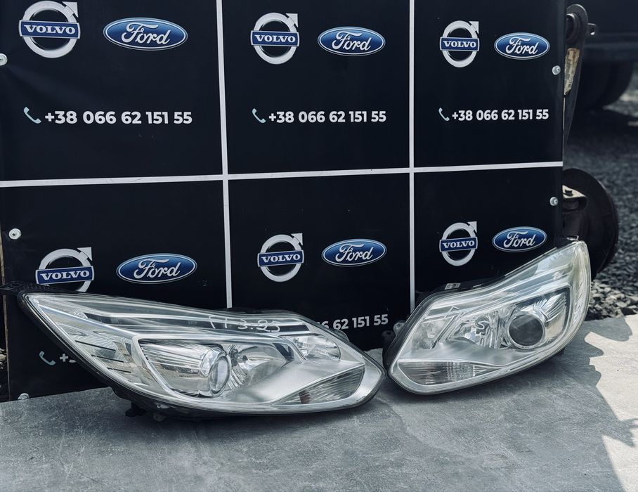 Фари Форд Фокус 3 Фары Ford Focus 3 Ксенон Пара Mk3 Авторозборка