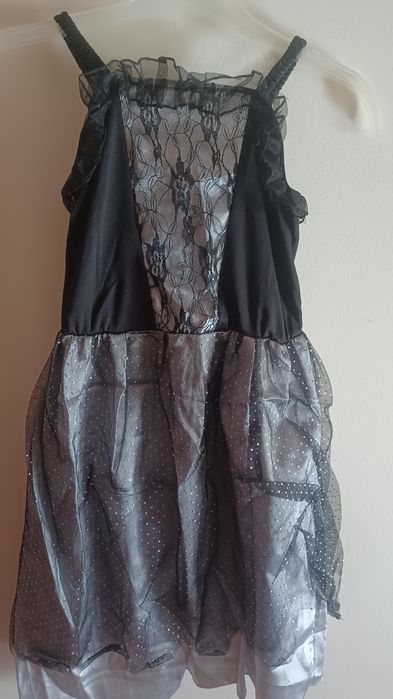 HALLOWEEN Disfarce  de anjo negro 7/10 anos