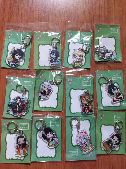 Bonecos mario novos , porta chaves demon Slayer bonecos variados