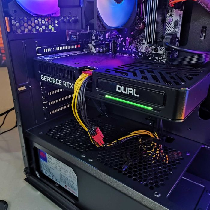 Компютер Новый Ryzen 5 5500, 16GB DDR4, RTX 5060 GDDR7, SSD 480GB