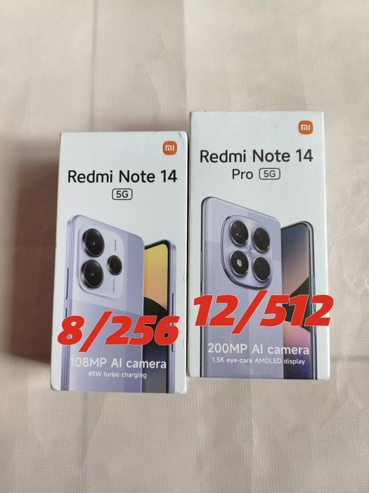 Xiaomi Redmi Note 14 "5G" 8/256 з NFC Глобальна версія