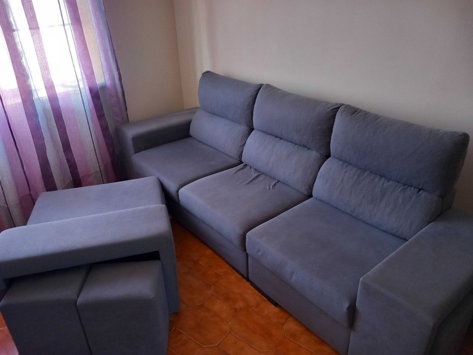 sofá chaise longue modular