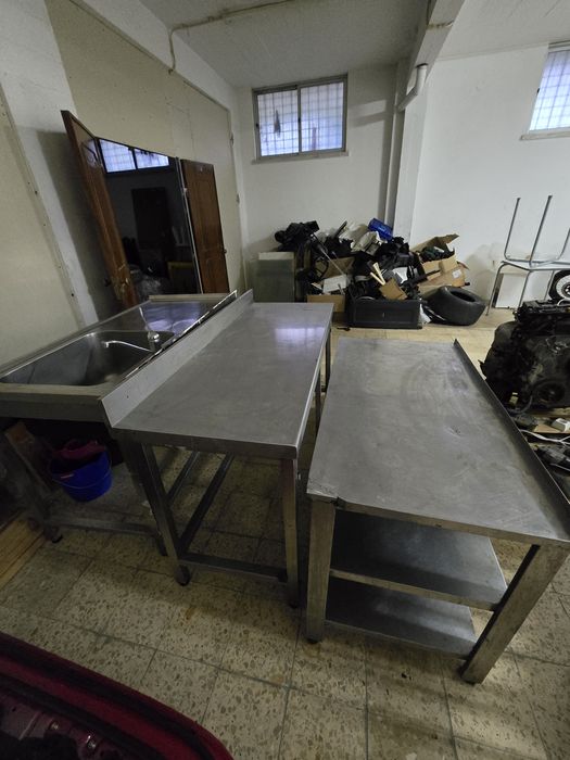 Bancadas alumínio para restauração