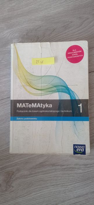 Podręcznik do matematyki zakres podstawowy "Matematyka 1 "