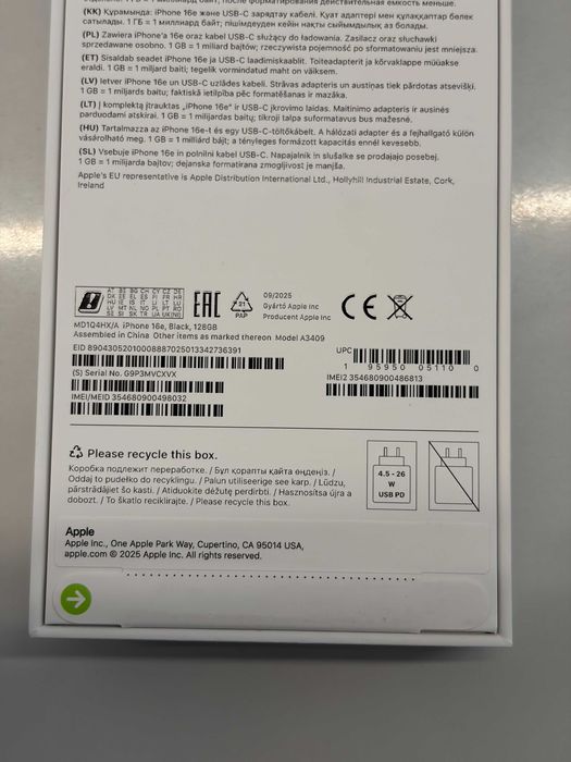 iPhone 16E 128GB NOWY Topcase Vivo *Raty 0%