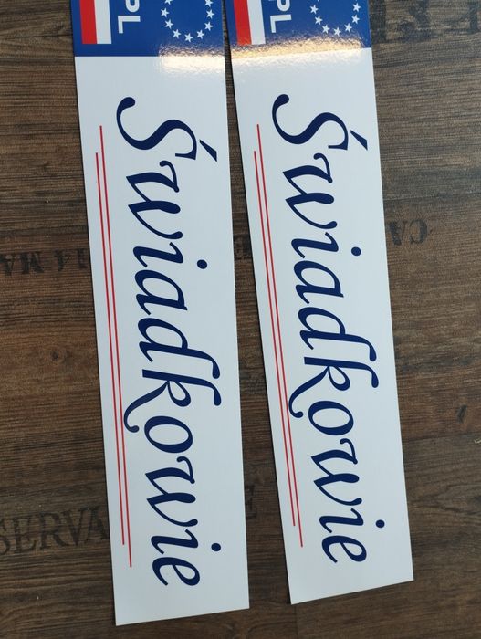 Tablice ślubne nowe świadkowie dwie sztuki