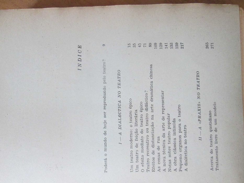 Estudos sobre Teatro, de Bertolt Brecht