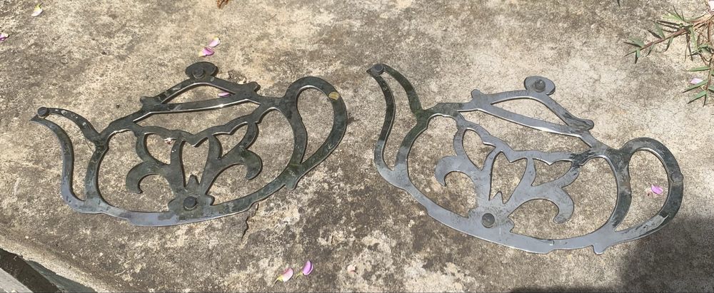 bases de tachos em metal