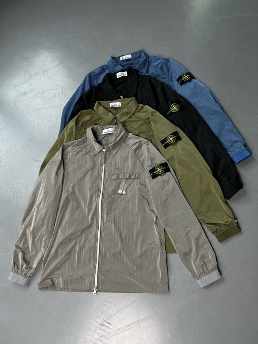 БЕЗ ПЕРЕДОПЛАТИ: Рубашка Stone Island Nylon Metal