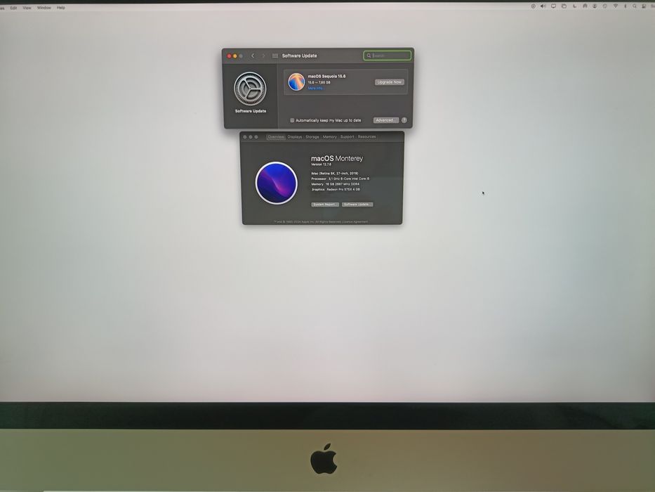 APPLE iMac 2019 27" Retina 5K 3.1 GHz 6-Core i5 16GB 1TB FDD PEREŁKA!!