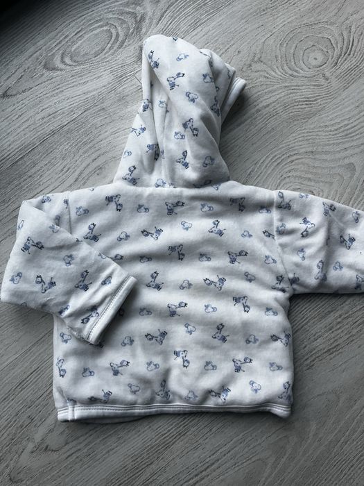 Biała kurteczka/bluza 62 cm