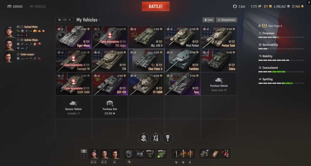 Акаунт World of Tanks Колекційний