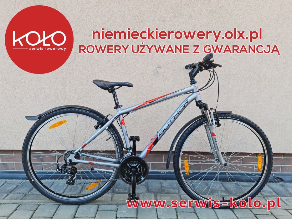 Rower męski CROSSOWY AUTHOR koła 28 SHIMANO aluminium rabat okazja