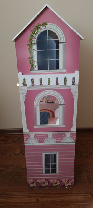 Domek dla lalek drewniany ecotoys