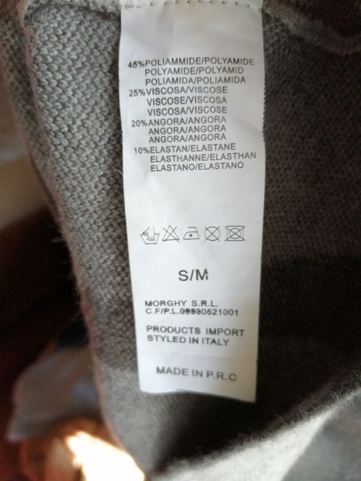 Vestido de malha cinzento