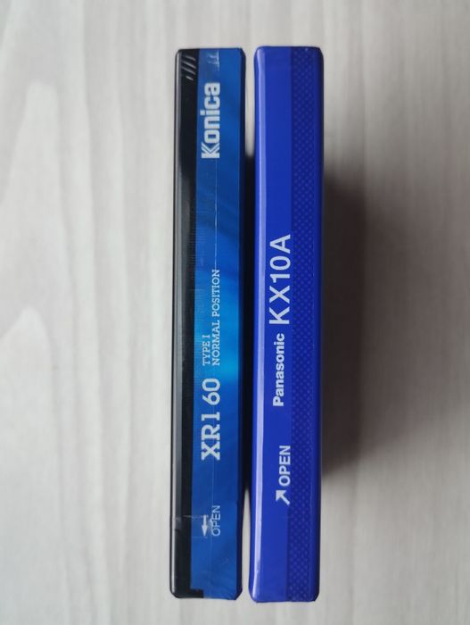 Аудіокасети Panasonic Karaoke 10 та Konica XR1 60 (JDM), Нові / Запечатані
