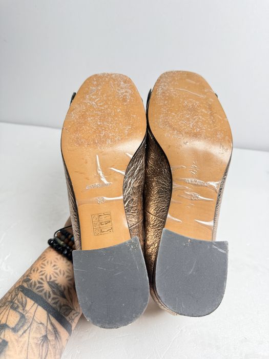 Czółenka skórzane Ovyé r.38 styl elegancki losfers