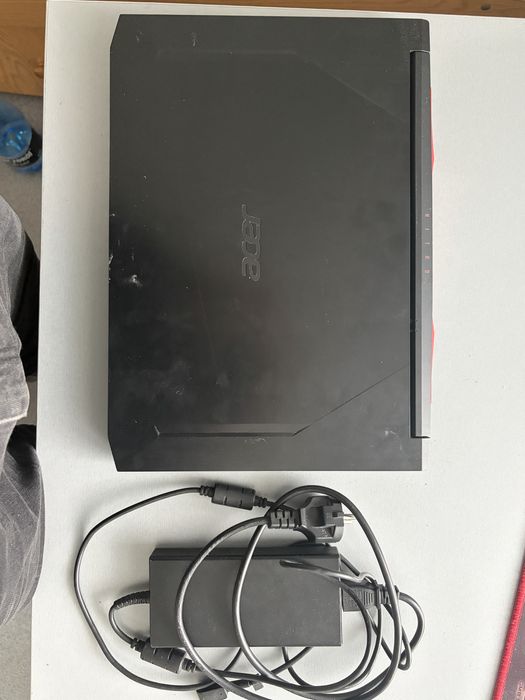 Uszkodzony Laptop Acer Nitro 5, i7-10750H, RTX 2060, Bez RAM i bez SSD