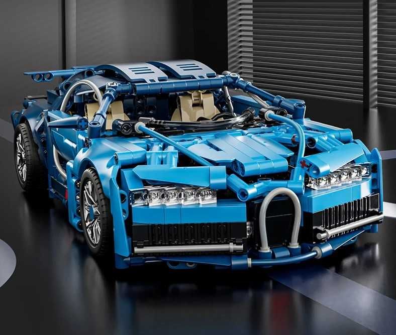 Bugatti Chiron skala 1 14 Klocki typu LEGO 1350 elementow Nowe Warszawa Ochota OLX.pl