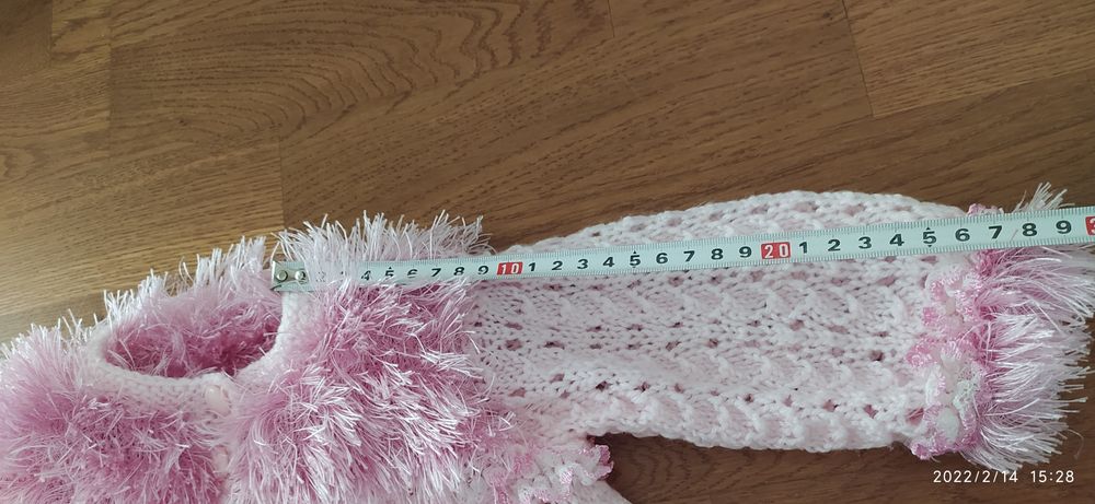 Bolerko narzutka dla dziewczynki 80/86 handmade