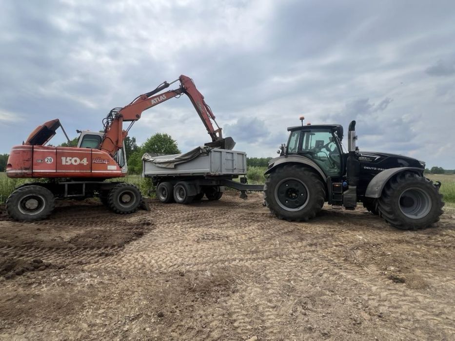 Usługi koparka-wywrotka-minikoparka-koparkoładowarka/transport/wykopy